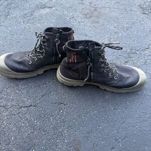 Palladium Pampa Lite+ Recycled Waterproof Zip Boots Black Olive (M) 10 (W) 11.5